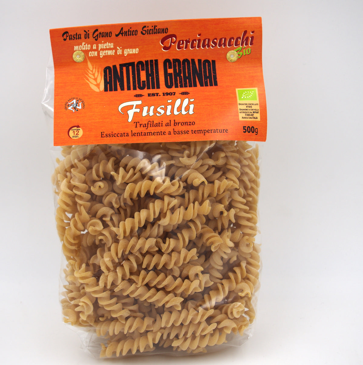 Pasta perciasacchi Bio Fusilli